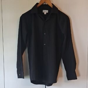 Black Women's Long Sleeve DressShirt by Bill Blass Essentials